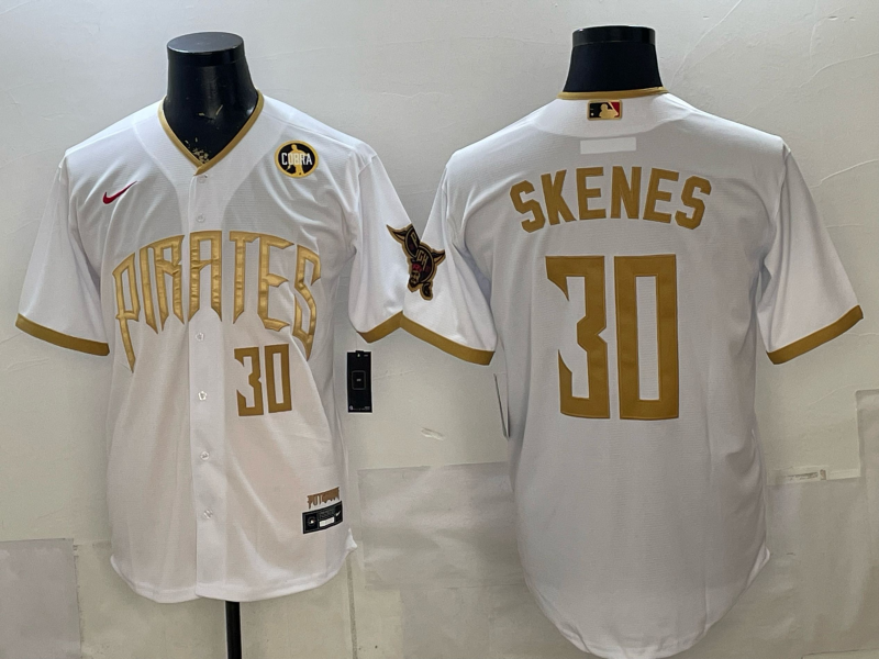 Men Pittsburgh Pirates #30 Skenes white Game 2026 Nike MLB Jersey 051901